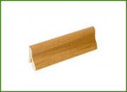 Skirting board veneered with oak veneer - unpainted 3,9*1,9